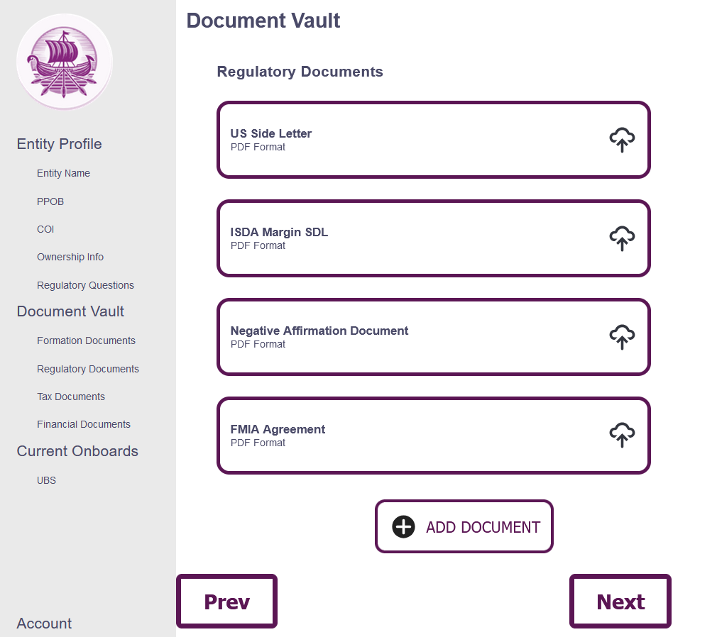 Investment Bank Screen